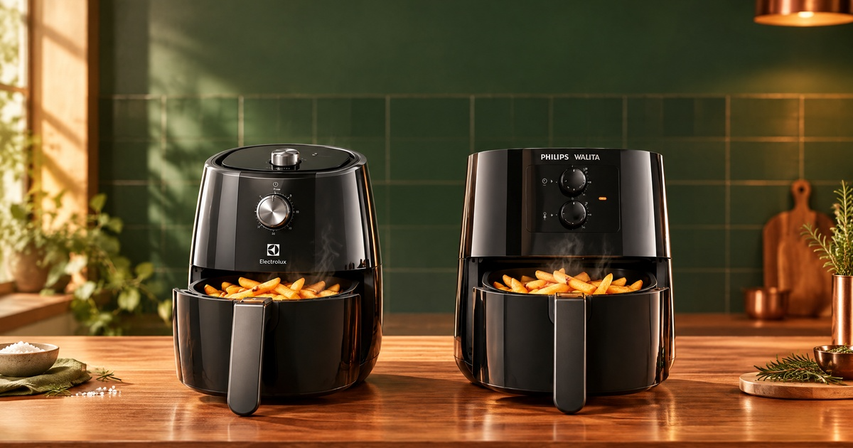 air fryer consumo de energia gráfico